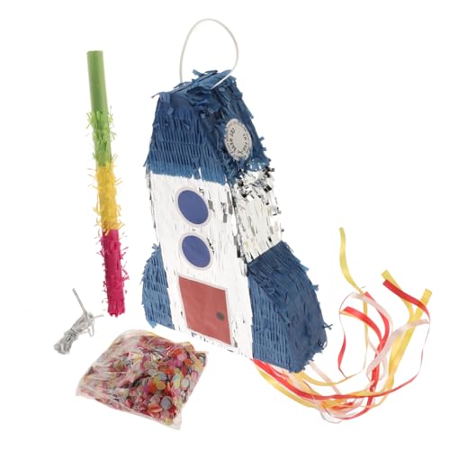 BESPORTBLE Raketen Piñata für Kindergeburtstagsfeiern Weltraum Motto Befüllbar mit Süßigkeiten Interaktives Spiel für Schulveranstaltungen und Feiern Vielseitige Partydekoration BESPORTBLE Raketen Piñata für Kindergeburtstagsfeiern Weltraum Motto Befüllbar mit Süßigkeiten Interaktives Spiel für Schulveranstaltungen und Feiern Vielseitige Partydekoration von BESPORTBLE