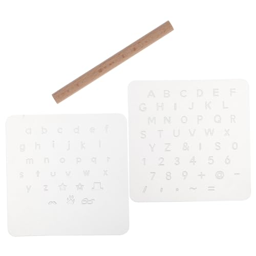 BESPORTBLE Retro Zahlen und Buchstaben Stempelset für Lederprägung Langlebige Prägewerkzeuge für Kreative Designs Geeignet für DIY Projekte und Gestaltung von BESPORTBLE