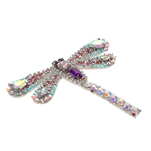 BESPORTBLE Rhinestone Applikation Patch DIY Bügelbild Schmetterlingsform Strass Schuhblume zum Aufbügeln Kleidung Taschen Rucksäcke Handgefertigter Schmuck Bastelzubehör von BESPORTBLE