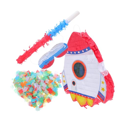 BESPORTBLE Rocket Piñata für Augenbinde und Robustes Papier Bunte Crepe Deko für Weltraum und Astronauten Partys Füllöffnung und Partyspiel Zubehör BESPORTBLE Rocket Piñata für Augenbinde und Robustes Papier Bunte Crepe Deko für Weltraum und Astronauten Partys Füllöffnung und Partyspiel Zubehör von BESPORTBLE
