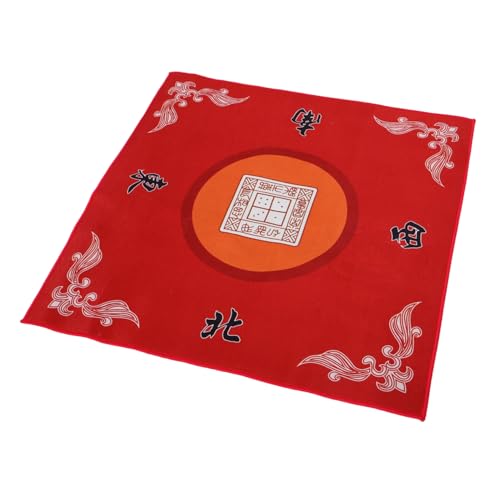 BESPORTBLE Rote Filzmatte für Mahjong Tische Gaming Matte für Kartenspiele Quadratische Tischdecke rutschfest Geräuschdämpfend Geeignet für Verschiedene Spiele und Tischdekor BESPORTBLE Rote Filzmatte für Mahjong Tische Gaming Matte für Kartenspiele Quadratische Tischdecke rutschfest Geräuschdämpfend Geeignet für Verschiedene Spiele und Tischdekor von BESPORTBLE