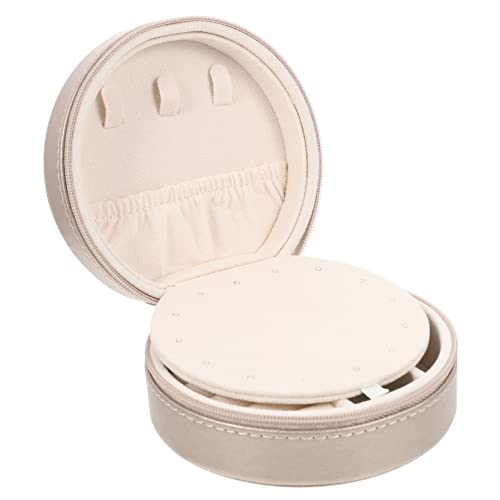 BESPORTBLE Schmuckkästchen Schmuck-organizer-fach Veranstalter Led Schmuckhalter Halskette Mehrere Tragbare Schmuckschatulle Reisen Schmucklagerbehälter Komfortabel Flanell von BESPORTBLE