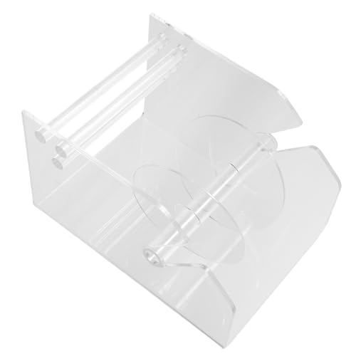 BESPORTBLE Sticker Roll Dispenser Verstellbarer Etikettenspender aus Acryl für Büro Schule und Zuhause Langlebig Platzsparend für Organisation von Aufklebern von BESPORTBLE