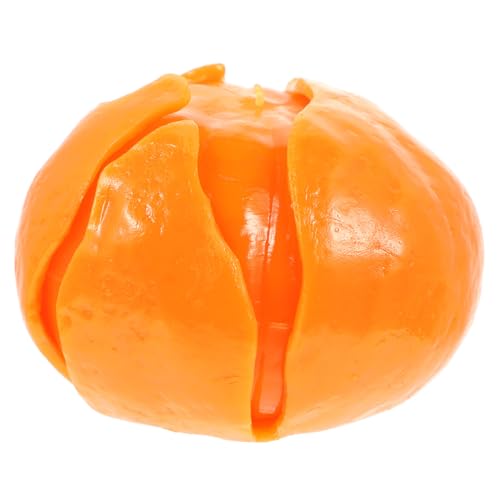 BESPORTBLE Stressabbau Orangen quetschspielzeug aus Lebensechte Fruchtförmige Küchendekoration Weiches Dehnbares Wahrnehmungsförderndes und Erwachsene Entspannendes Home Ornament von BESPORTBLE