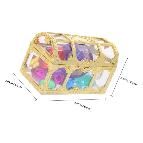 BESPORTBLE Suchschatz Kunststoff Diamanten mit Bunten Edelsteinen und Schatzkisten Glitzerndes Pool Tauchspielzeug für DIY Schmuck und Party Zubehör BESPORTBLE Suchschatz Kunststoff Diamanten mit Bunten Edelsteinen und Schatzkisten Glitzerndes Pool Tauchspielzeug für DIY Schmuck und Party Zubehör von BESPORTBLE