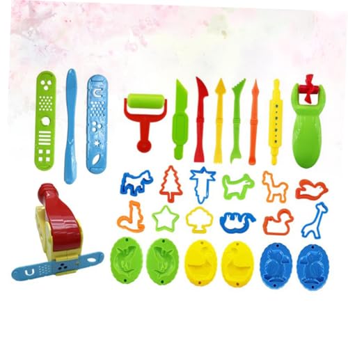 BESPORTBLE Teiliges Plasticine Mold Set Knete DIY Modelliermasse mit Bunten Formen Sicher und Pädagogisch Kreativspielzeug für Kleinkinder Mädchen Jungen Feinmotorik und Zufällige Farbe von BESPORTBLE