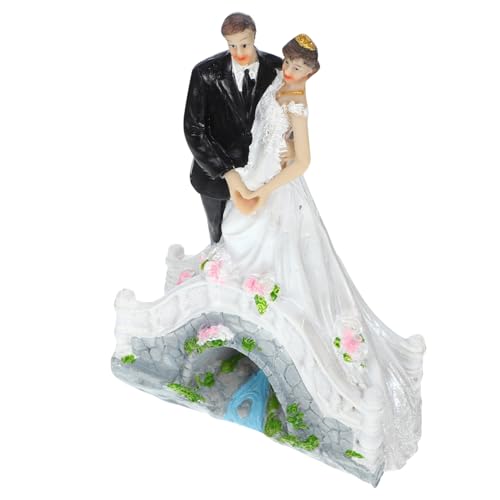 BESPORTBLE Topper Braut und Bräutigam Figuren Ornament Resin Torten Dekoration für Hochzeitsfeiern Vielseitige Deko für Hochzeiten und Jubiläen BESPORTBLE Topper Braut und Bräutigam Figuren Ornament Resin Torten Dekoration für Hochzeitsfeiern Vielseitige Deko für Hochzeiten und Jubiläen von BESPORTBLE