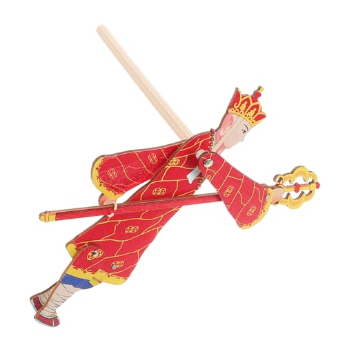 BESPORTBLE Traditionelle Chinesische Holz Schattenspielpuppe aus Sicherem Holz Handgefertigt Leichtes Design als Tanz Requisite und Kulturelles für Sammler von BESPORTBLE
