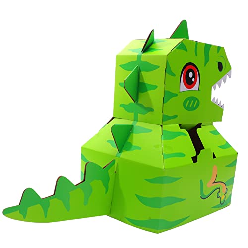 BESPORTBLE Tragbare Dinosaurier Pappbox für Cosplay DIY Kartonmodell für Kreatives Bastelset Leuchtenden Farben Fördert Hand Augen Koordination und Kreatives für Rollenspiele und BESPORTBLE Tragbare Dinosaurier Pappbox für Cosplay DIY Kartonmodell für Kreatives Bastelset Leuchtenden Farben Fördert Hand Augen Koordination und Kreatives für Rollenspiele und von BESPORTBLE