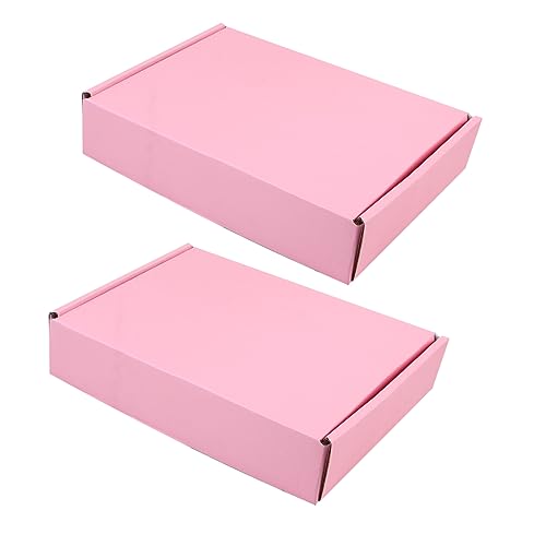 BESPORTBLE Versandkarton Rosa 10 Stück Faltkarton 200x140x40mm - Wellpappe Verpackung Für - Bücher Und Schmuck Ideal Für Sicheren Versand Und Aufbewahrung BESPORTBLE Versandkarton Rosa 10 Stück Faltkarton 200x140x40mm - Wellpappe Verpackung Für - Bücher Und Schmuck Ideal Für Sicheren Versand Und Aufbewahrung von BESPORTBLE