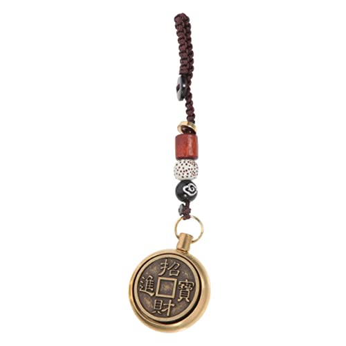 BESPORTBLE Vintage Chinesischer Glücksmünzenanhänger mit Zodiac Handgefertigtes Deko Accessoire für Auto Zuhause mit Schnur Glücksbringer BESPORTBLE Vintage Chinesischer Glücksmünzenanhänger mit Zodiac Handgefertigtes Deko Accessoire für Auto Zuhause mit Schnur Glücksbringer von BESPORTBLE
