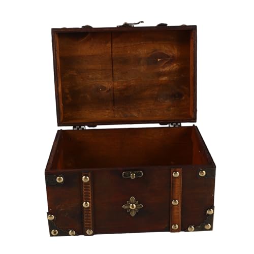 BESPORTBLE Vintage Schmuckschatulle Holz mit Schloss Langlebiger Holz Aufbewahrungsbox Eleganter Retro Schmuck Organizer für Schmuck Andenken Sichere und Stilvolle Dekoration Zuhause BESPORTBLE Vintage Schmuckschatulle Holz mit Schloss Langlebiger Holz Aufbewahrungsbox Eleganter Retro Schmuck Organizer für Schmuck Andenken Sichere und Stilvolle Dekoration Zuhause von BESPORTBLE
