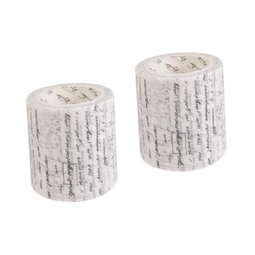 BESPORTBLE Vintage Waschitape 50mm - Breites Dekoratives Klebeband Für DIY - Scrapbooking Kunsthandwerk Und Journaling Ideal Für Kreative Und Erwachsene Muster 3 von BESPORTBLE