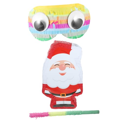 BESPORTBLE Weihnachtliche Santa Claus Pinata mit Füllung Teiliges mit und Augenbinde Traditionelle Partydekoration für Kindergeburtstag Festliche Hängedekoration und Spielspaß BESPORTBLE Weihnachtliche Santa Claus Pinata mit Füllung Teiliges mit und Augenbinde Traditionelle Partydekoration für Kindergeburtstag Festliche Hängedekoration und Spielspaß von BESPORTBLE