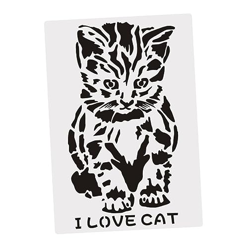 BESPORTBLE Wiederverwendbare Schablonen Für Katzenzeichnung – Ideal Für Notizbuch - Tagebuch - Fotoalbum Wand Und Bodenmalerei Vielseitig Einsetzbare Malvorlagen in Verschiedenen Größen Und BESPORTBLE Wiederverwendbare Schablonen Für Katzenzeichnung – Ideal Für Notizbuch - Tagebuch - Fotoalbum Wand Und Bodenmalerei Vielseitig Einsetzbare Malvorlagen in Verschiedenen Größen Und von BESPORTBLE