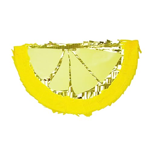 BESPORTBLE Zitronenförmige Pinata Für Kindergeburtstage Traditionelles Mexikanisches Partyspielzeug Befüllbar Mit Süßigkeiten Farbenfroh Für Festliche Anlässe von BESPORTBLE