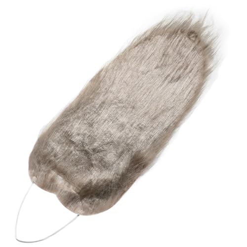 BESPORTBLE künstlicher Bart Schnurrbart-Kostüm falscher Schnurrbart und Bart falscher Schnurrbart für Männer lustig Bart-Halloween gefälschter Gesichtsbart Langer Bart Plüschstoffe Dark Grey BESPORTBLE künstlicher Bart Schnurrbart-Kostüm falscher Schnurrbart und Bart falscher Schnurrbart für Männer lustig Bart-Halloween gefälschter Gesichtsbart Langer Bart Plüschstoffe Dark Grey von BESPORTBLE