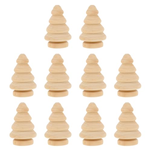 Holzfiguren zum Bemalen Holz Weihnachtsbaum: 10 Stücke Holzkegel Mini Tannenbaum Kleiner Christbaum Basteln Weihnachtsschmuck Kinder Bastelset Weihnachtsdeko Weihnachten Miniatur Deko Ornamente Holzfiguren zum Bemalen Holz Weihnachtsbaum: 10 Stücke Holzkegel Mini Tannenbaum Kleiner Christbaum Basteln Weihnachtsschmuck Kinder Bastelset Weihnachtsdeko Weihnachten Miniatur Deko Ornamente von BESPORTBLE