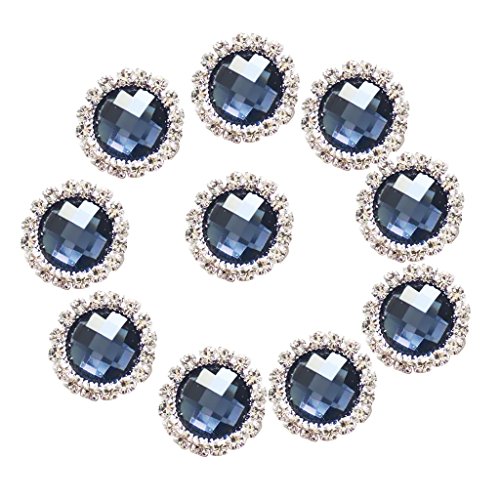 10 x Strass-Knöpfe, versilbert, für Hochzeitsstrauß, Einladungen, Dekoband, Blumenschleifen und Schleifen, 18 mm 10 x Strass-Knöpfe, versilbert, für Hochzeitsstrauß, Einladungen, Dekoband, Blumenschleifen und Schleifen, 18 mm von BESSTUUP