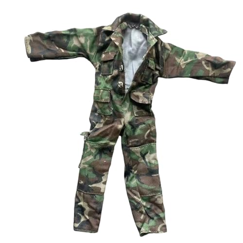 BESSTUUP Maßstab 1:6 Actionfigur Kleidung Overall für 12 Zoll männliche Puppen Trendy Miniatur Kleidung Uniform von BESSTUUP
