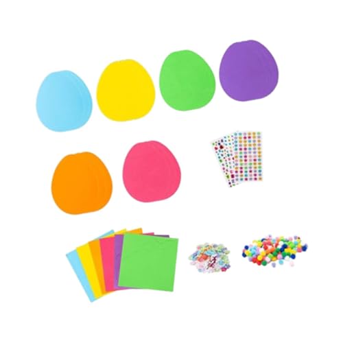 BESSTUUP Oster-Bastelset für Kinder - 18 Eier, 6 Hasen und 3 Aufkleber für Dekoration und lustige Aktivitäten BESSTUUP Oster-Bastelset für Kinder - 18 Eier, 6 Hasen und 3 Aufkleber für Dekoration und lustige Aktivitäten von BESSTUUP