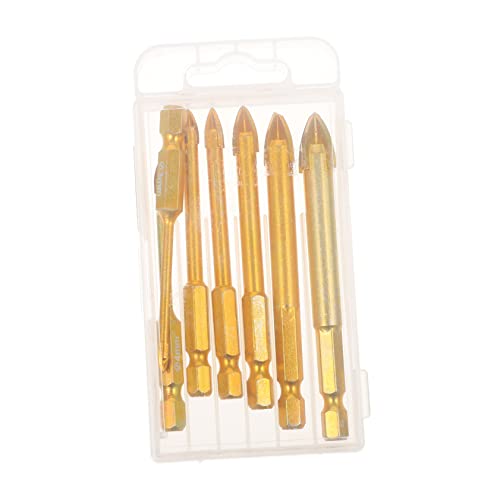 Fliesenbohrer-Set, 7-teilig, Premium-Hartmetall-Kreuzbohrer für Keramik, Glas, Beton und Marmor, 3/4/5/6/8/10/12 mm Größen Fliesenbohrer-Set, 7-teilig, Premium-Hartmetall-Kreuzbohrer für Keramik, Glas, Beton und Marmor, 3/4/5/6/8/10/12 mm Größen von BESSTUUP
