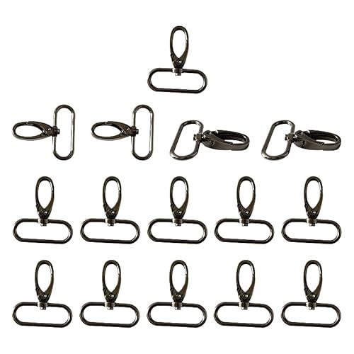Karabinerverschlüsse für Schlüsselanhänger, Geldbörse, Handtasche, 3,8 cm, 15 Stück Karabinerverschlüsse für Schlüsselanhänger, Geldbörse, Handtasche, 3,8 cm, 15 Stück von BESSTUUP