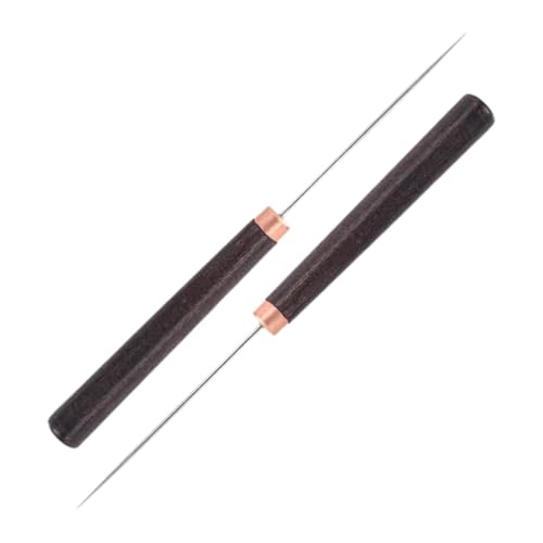 Lederahle, Stanzwerkzeug mit Holzgriff, für Lederhandwerk, 2 Stück Lederahle, Stanzwerkzeug mit Holzgriff, für Lederhandwerk, 2 Stück von BESSTUUP