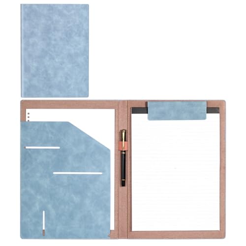 BESTORI Klemmbrett A4 Ordner Klemmbrettmappe aus PU-Leder mit Dokumentenfächern Stiftehalter und Magnetverschluss Blau BESTORI Klemmbrett A4 Ordner Klemmbrettmappe aus PU-Leder mit Dokumentenfächern Stiftehalter und Magnetverschluss Blau von BESTORI