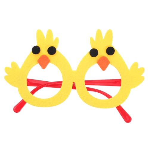 BESTOYARD 1 Paar Küken-Brille ostern dekoration party brille Spaßige Brille Osterbrille tierische Partygeschenke Hähnchen-Partyartikel Plastikgläser für Partys Hühnerparty Filzstoff Yellow BESTOYARD 1 Paar Küken-Brille ostern dekoration party brille Spaßige Brille Osterbrille tierische Partygeschenke Hähnchen-Partyartikel Plastikgläser für Partys Hühnerparty Filzstoff Yellow von BESTOYARD