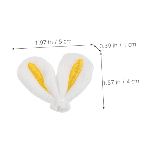 BESTOYARD 10 Stück Teiliges DIY Hasenohren Haarclip aus Stabilem Bunte Haarschmuck Charms für Mädchen zum Basteln von Haarspangen Armbändern und Schmuck Kreative Accessoires für von BESTOYARD