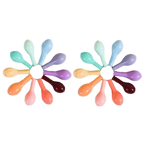 BESTOYARD 100 Stück Latexballon Partyballons Dusche Hochzeitslayout-Requisiten hochzeitsballons hochzeitsluftballons Event decoration Massenballons Party-Dekorationsballons Emulsion Colorful BESTOYARD 100 Stück Latexballon Partyballons Dusche Hochzeitslayout-Requisiten hochzeitsballons hochzeitsluftballons Event decoration Massenballons Party-Dekorationsballons Emulsion Colorful von BESTOYARD