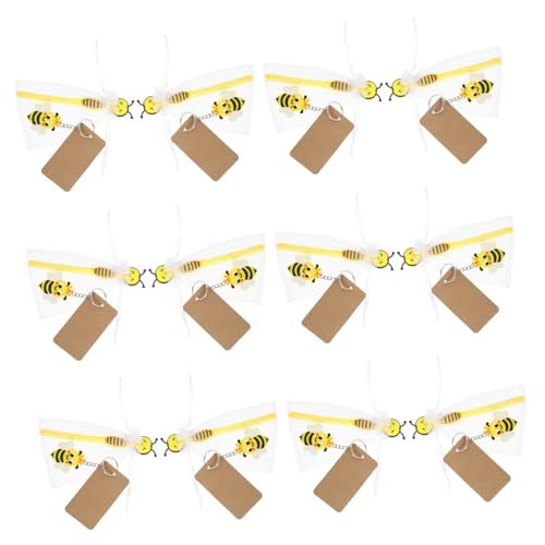 BESTOYARD 12 Sätze Bienen Schlüsselanhänger und Stifte Party für Lehrer und Krankenschwestern bei Shower Geburtstagsfeiern und Schulveranstaltungen von BESTOYARD