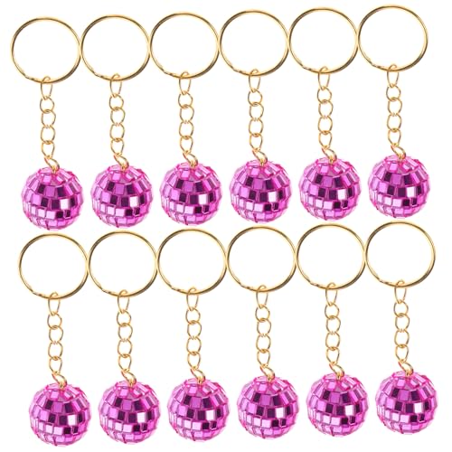 BESTOYARD 12 Stück Teiliges Mini Discokugel Schlüsselanhänger Set mit Spiegelnder Oberfläche und Goldfarbenen Akzenten Retro Party Zubehör für Themenpartys Autoanhänger und Disco Deko als BESTOYARD 12 Stück Teiliges Mini Discokugel Schlüsselanhänger Set mit Spiegelnder Oberfläche und Goldfarbenen Akzenten Retro Party Zubehör für Themenpartys Autoanhänger und Disco Deko als von BESTOYARD