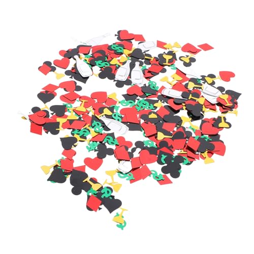 BESTOYARD 1Packung Konfetti Kreatives Poker Thema Konfetti aus Robustem Kunststoff Dekoration für Unvergessliche Feiern und DIY Projekte für Poker Events BESTOYARD 1Packung Konfetti Kreatives Poker Thema Konfetti aus Robustem Kunststoff Dekoration für Unvergessliche Feiern und DIY Projekte für Poker Events von BESTOYARD