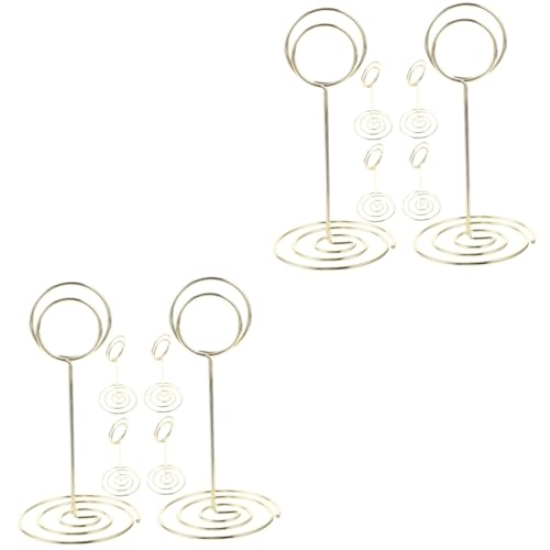 BESTOYARD 2 Sätze Tischnummernclips Büroartikel Büromaterial Hochzeitdeko Tischnummernhalter Für Konferenzen Steht Stand Ort Fotoständer Inhaber Der Tischnummer Metall Golden 6 Stück * 2 BESTOYARD 2 Sätze Tischnummernclips Büroartikel Büromaterial Hochzeitdeko Tischnummernhalter Für Konferenzen Steht Stand Ort Fotoständer Inhaber Der Tischnummer Metall Golden 6 Stück * 2 von BESTOYARD