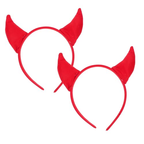 BESTOYARD 2 Stück Teufelshörner Haarreif für Halloween Strahlender Kopfschmuck für Cosplay und Partys für Damen Bequem Verschiedene Anlässe BESTOYARD 2 Stück Teufelshörner Haarreif für Halloween Strahlender Kopfschmuck für Cosplay und Partys für Damen Bequem Verschiedene Anlässe von BESTOYARD