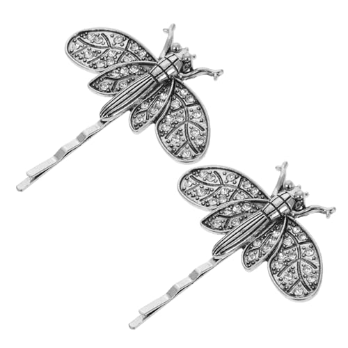 BESTOYARD 2 Stück Vintage Haarklammern Haarschmuck aus Legierung für Frauen Party Hochzeit Alltag Stilvolle Sichere Haarklammer Kleine Dekorative Haarspangen von BESTOYARD