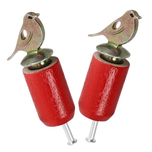 BESTOYARD 2 Stück Vogelpfeife Holz Pfeife mit Handbetrieb für Vogeltraining Partygeschenke für Fördert Motorische Fähigkeiten und Naturverbundenheit von BESTOYARD