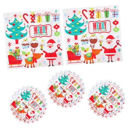 BESTOYARD 20 Stück Weihnachtsservietten Dekorative Servietten Cartoon Muster Servietten Für Küche Und Restaurant Weihnachtstischdekoration Frohe Weihnachten Abendessen Servietten BESTOYARD 20 Stück Weihnachtsservietten Dekorative Servietten Cartoon Muster Servietten Für Küche Und Restaurant Weihnachtstischdekoration Frohe Weihnachten Abendessen Servietten von BESTOYARD