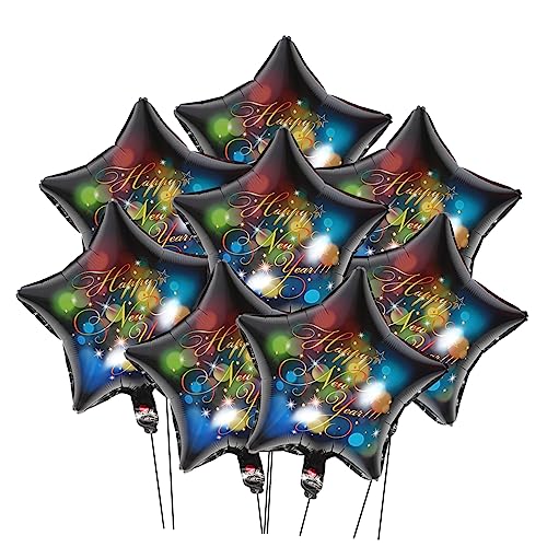BESTOYARD 20pcs Silvester Partyballons Frohes Neues Jahr Balloons Neujahrsnornamente BESTOYARD 20pcs Silvester Partyballons Frohes Neues Jahr Balloons Neujahrsnornamente von BESTOYARD