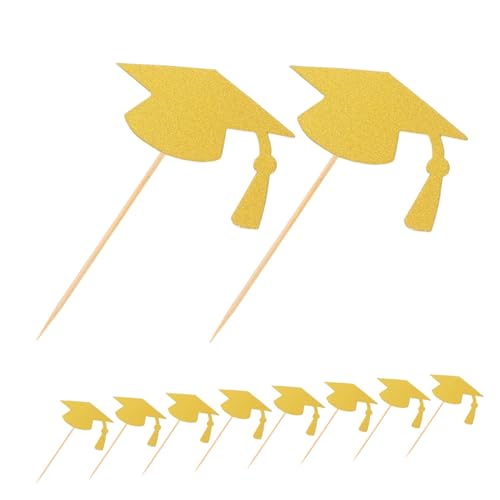 BESTOYARD Stück Abschlusskappen Cupcake Topper Dekoration für Graduation Partys Vielseitige Tortendeko für Schulveranstaltungen und Persönliche Feiern Kreative Foto Highlights BESTOYARD Stück Abschlusskappen Cupcake Topper Dekoration für Graduation Partys Vielseitige Tortendeko für Schulveranstaltungen und Persönliche Feiern Kreative Foto Highlights von BESTOYARD