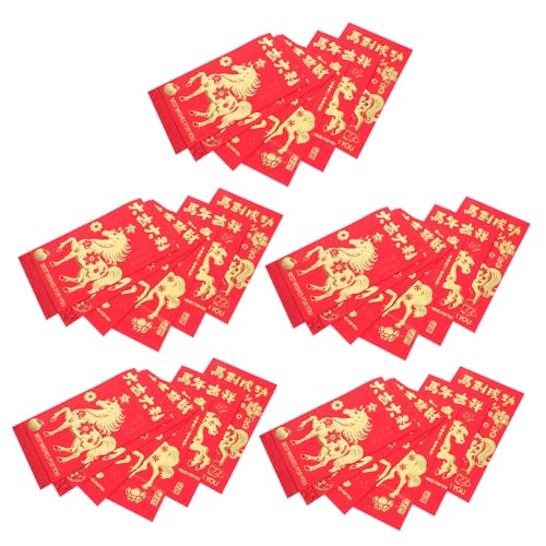 BESTOYARD 30 Rote Chinesische Umschläge: Kreative Rote Umschläge Zum Chinesischen Neujahr – Glücksgeldpakete Für Das Frühlingsfest – Traditionelles Neujahrsfest Hong Bao BESTOYARD 30 Rote Chinesische Umschläge: Kreative Rote Umschläge Zum Chinesischen Neujahr – Glücksgeldpakete Für Das Frühlingsfest – Traditionelles Neujahrsfest Hong Bao von BESTOYARD