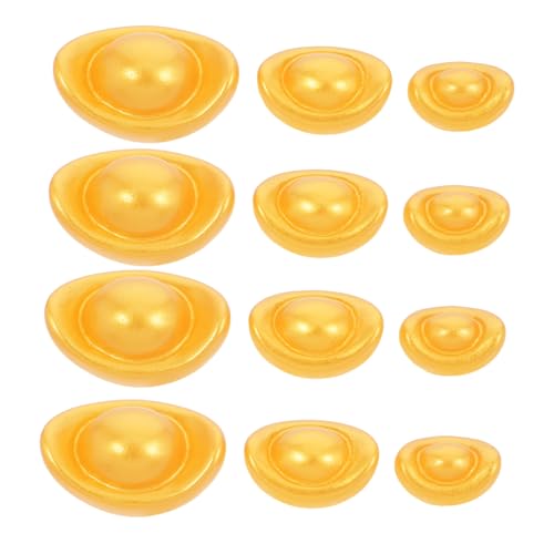 BESTOYARD 30 Stücke Miniatur Harz Goldene Feng Shui Reichtum Ornamente Glück Chinesischen Für Home Decor Büro Handwerk BESTOYARD 30 Stücke Miniatur Harz Goldene Feng Shui Reichtum Ornamente Glück Chinesischen Für Home Decor Büro Handwerk von BESTOYARD