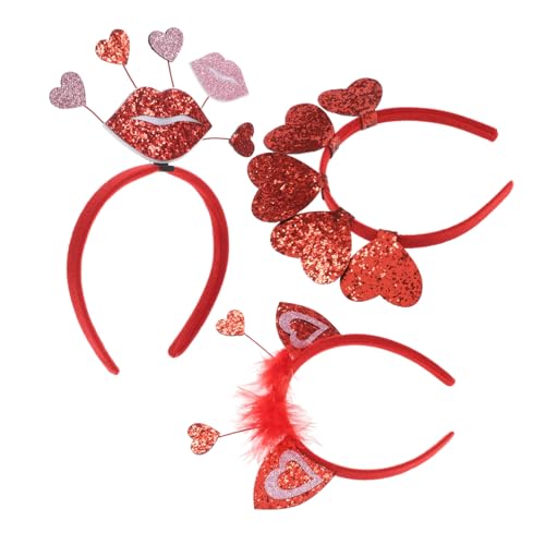 BESTOYARD 3st Valentinstag Stirnband Valentinstag Zubehör Stirnband Requisiten Stirnband Für Damen Stirnband Foto Requisiten Valentinsgrüße Herz Kopfband Party-kopfschmuck Eisendraht Rot BESTOYARD 3st Valentinstag Stirnband Valentinstag Zubehör Stirnband Requisiten Stirnband Für Damen Stirnband Foto Requisiten Valentinsgrüße Herz Kopfband Party-kopfschmuck Eisendraht Rot von BESTOYARD