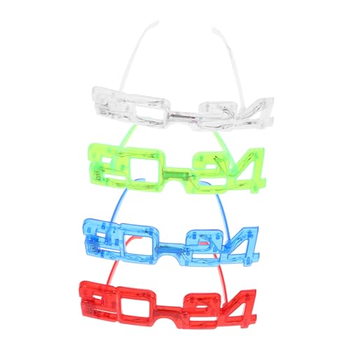 BESTOYARD 4 Stück 2024 Leuchtende Brille Leuchtende Brillen Partyzubehör Im Dunkeln Leuchten Party-brillen-requisiten Leuchten in Dunklen Brillen Party Gefälligkeiten Brille Stütze Plastik BESTOYARD 4 Stück 2024 Leuchtende Brille Leuchtende Brillen Partyzubehör Im Dunkeln Leuchten Party-brillen-requisiten Leuchten in Dunklen Brillen Party Gefälligkeiten Brille Stütze Plastik von BESTOYARD
