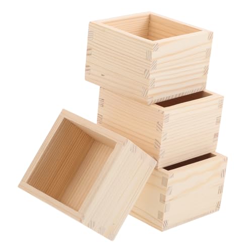 BESTOYARD 4 Stück Teiliges Holz Sake Becher mit Quadratischer Box Kreative Aufbewahrung für Sushi und Sake Tragbar Verschenken aus Unbehandeltem Holz und Vielseitig BESTOYARD 4 Stück Teiliges Holz Sake Becher mit Quadratischer Box Kreative Aufbewahrung für Sushi und Sake Tragbar Verschenken aus Unbehandeltem Holz und Vielseitig von BESTOYARD