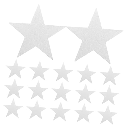 BESTOYARD 48 Stück Glitzernde Stern Ausschnitte für Bastelprojekte Handgeschnittene Dekoration für Klassenzimmer und Pinnwände für Diy Partybedarf und Kreative Gestaltung von BESTOYARD