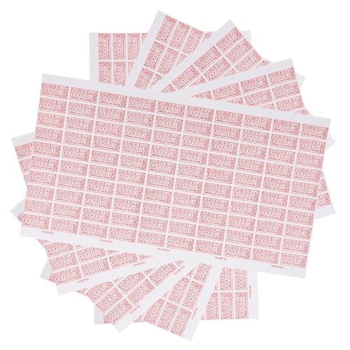 BESTOYARD 5 Blätter Manipulationsversiegelungsaufkleber Kleber Warn Beschriftungen Für Garantielücke, Wenn Sie Zerbrechliche Manipulations -proof -aufkleber Für Den Produktschutz Entfernt von BESTOYARD