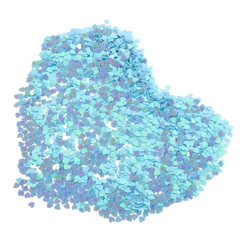 BESTOYARD 5 Sätze Liebe Nagel Pailletten Nägel Aufdecken Rosa Kunst Uv Nagelstein Party Etiketten Zubehör Liebe Herzbonbons Herzen Nagel Strass Gold Herznagelzauber Geburtstag Sky-blue Pvc von BESTOYARD
